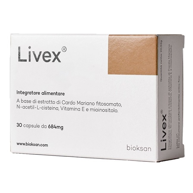 Bioksan Naturalmente Juntos Sl - Bioksan Naturalmente Juntos Sl Livex 30 Capsule