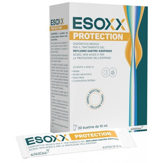 Alfasigma - Esoxx Protection Reflusso Gastro-esofageo 20 Bustine 10 Ml