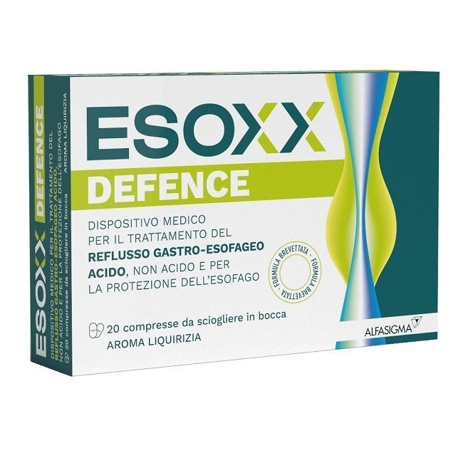 Alfasigma - Esoxx Defence Reflusso Gastro-esofageo 20 Compresse Masticabili