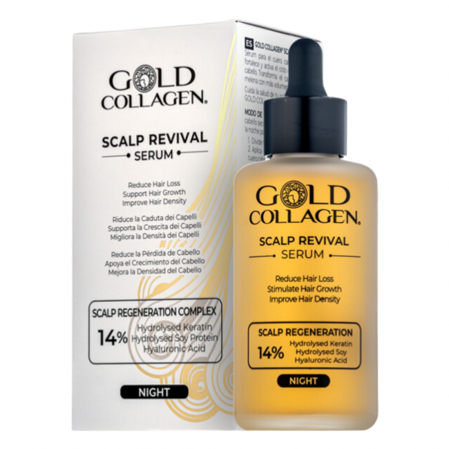 Gold Collagen - Minerva Research Labs Gold Collagen Scalp Revival Serum 100 Ml