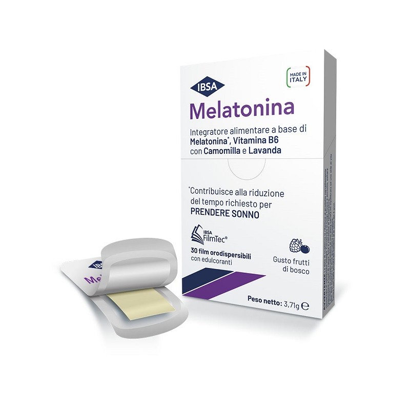 Ibsa Farmaceutici - Ibsa Farmaceutici Melatonina 30 Film Orodispersibili Per Prendere Sonno