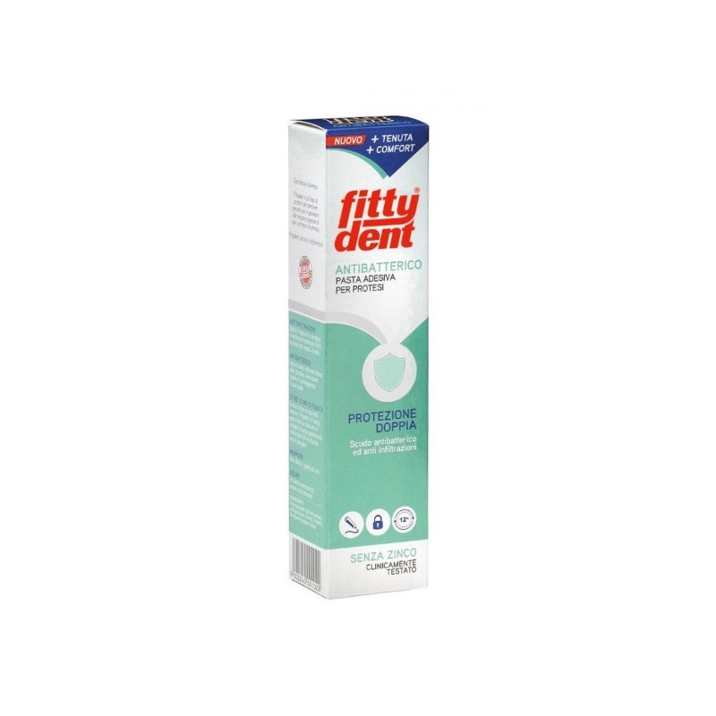 Fittydent - Ideco Fittydent Antibatterico Pasta Adesiva Dentiera Nuova Formula40 G