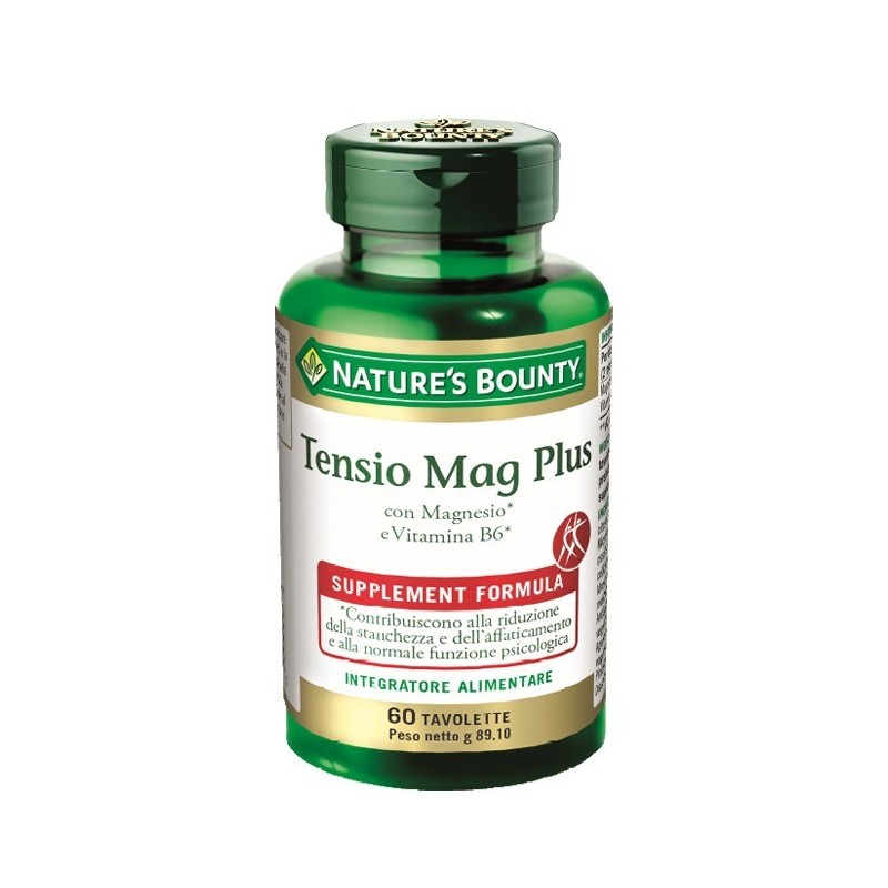 Nature's Bounty - Nature's Bounty Tensio Mag Plus 60 Tavolette