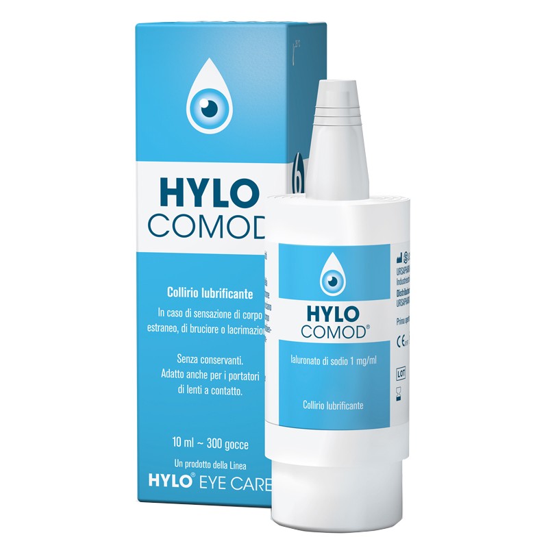 Ursapharm - Ursapharm Hylo-comod Gocce Oculari Ialuronato Di Sodio 0,1% Flaconcino 10 Ml