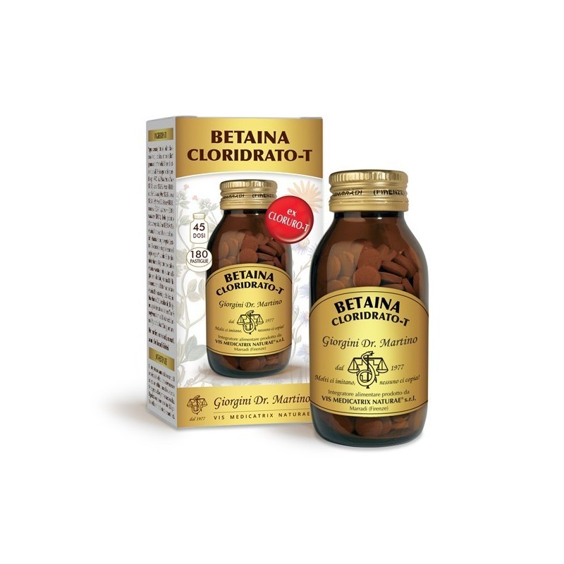 Dr. Giorgini - Dr. Giorgini Ser-vis Betaina Cloridrato-t 180 Pastiglie