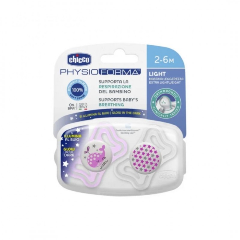 Chicco - Chicco Succhietti Physioforma Light 2-6 Mesi - 1 Pezzo