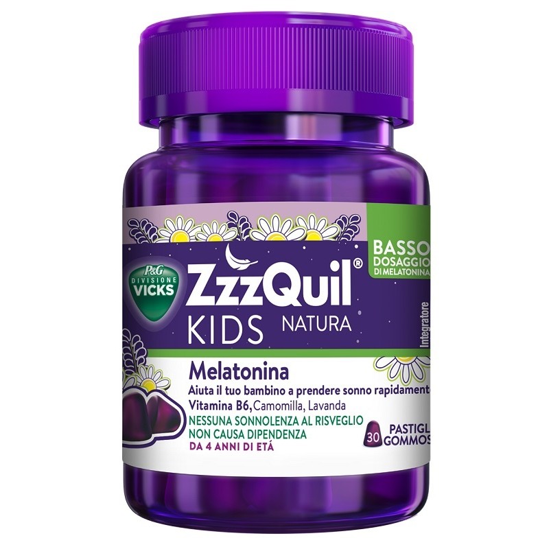 Procter & Gamble - Procter & Gamble Vicks Zzzquil Kids Natura 30 Pastiglie Gommose