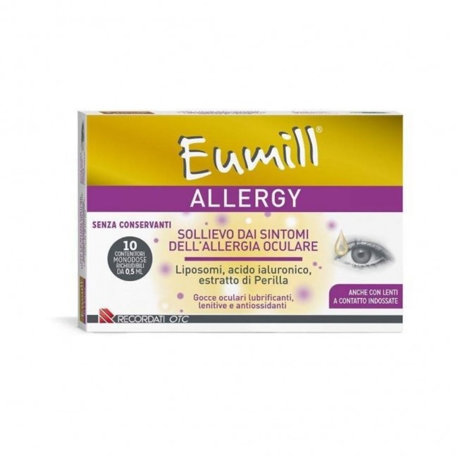 Recordati - Eumill Allergy Gocce Oculari Antinfiammatorie - 10 Flaconcini