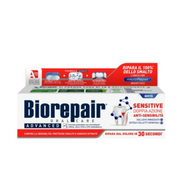 Coswell - Biorepair Advanced Sensitive Dentifricio Doppia Azione - 75ml