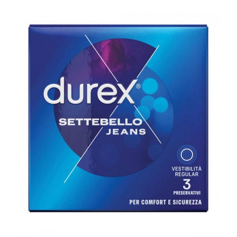 Reckitt Benckiser - Durex Settebello Jeans Vestibilità Regular - 3 Pezzi