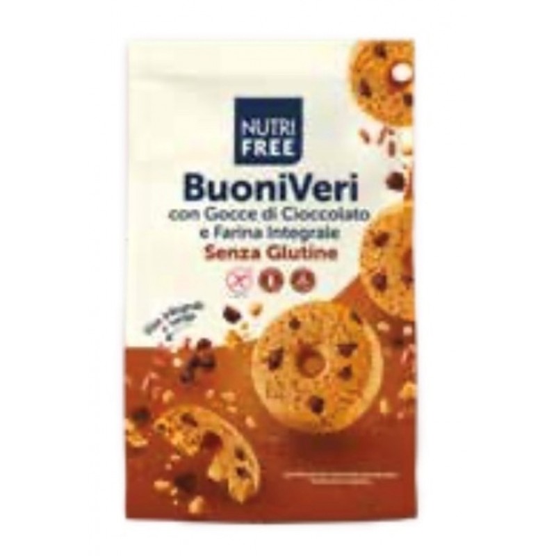 Nutrifree - Nt Food Nutrifree Buoni Veri Con Gocce Di Cioccolato 250 G
