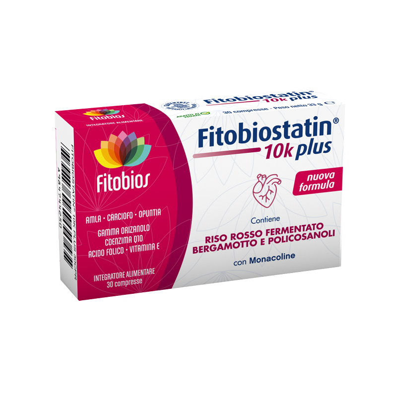 Fitobios - Fitobiostatin 10k Plus 30 Compresse