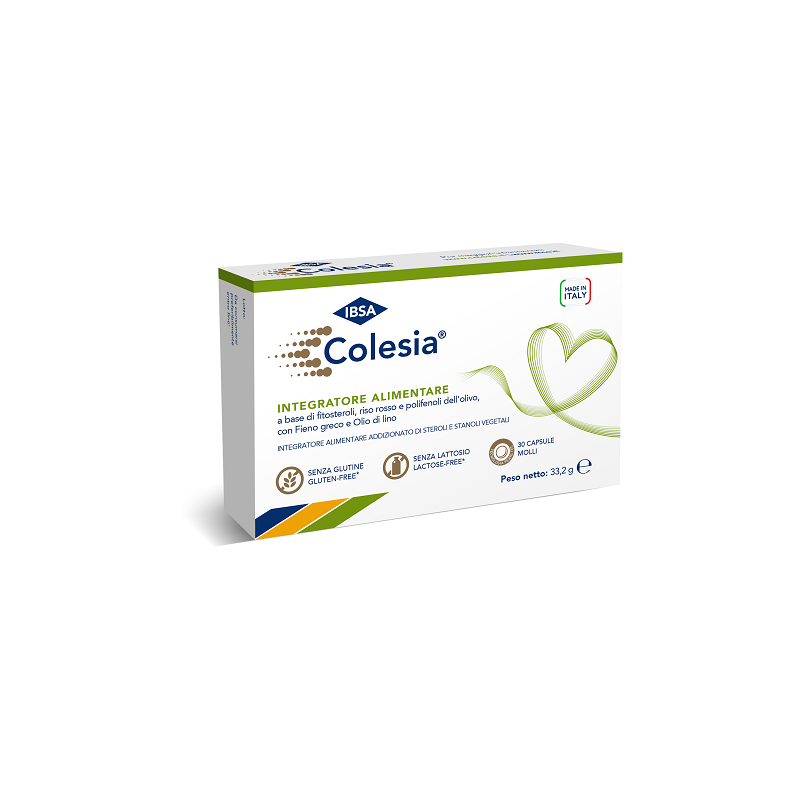 Ibsa Farmaceutici - Ibsa Colesia Metabolismo Del Colesterolo, Dei Trigliceridi E Dei Lipidi 30 Capsule Molli