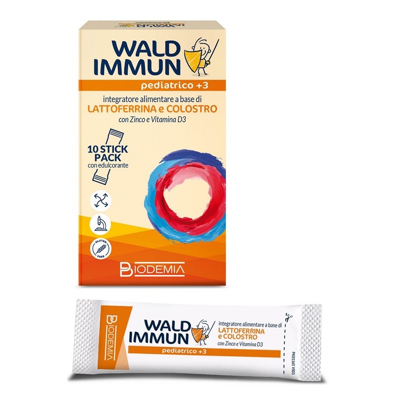 Global Pharmacies Partner - Global Pharmacies Partner Wald Immun Pediatrico +3 10 Stick Gusto Cioccolato