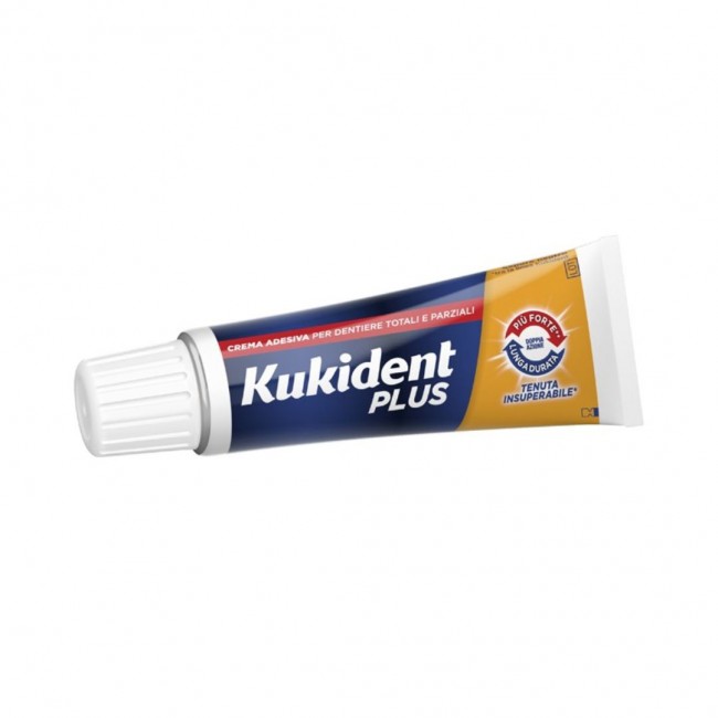 Procter & Gamble - Kukident Plus Doppia Azione Crema Adesiva Dentiere - 40g