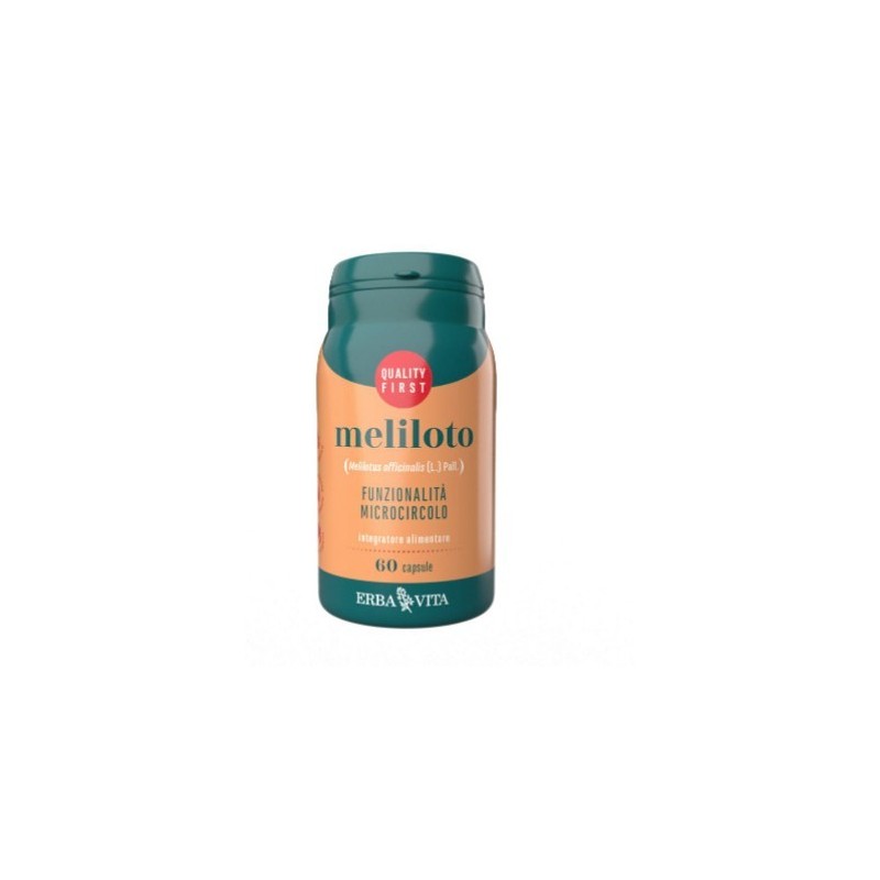 Erba Vita - Erba Vita Meliloto Integratore Per Il Microcircolo E Il Benessere Emorroidario 60 Capsule