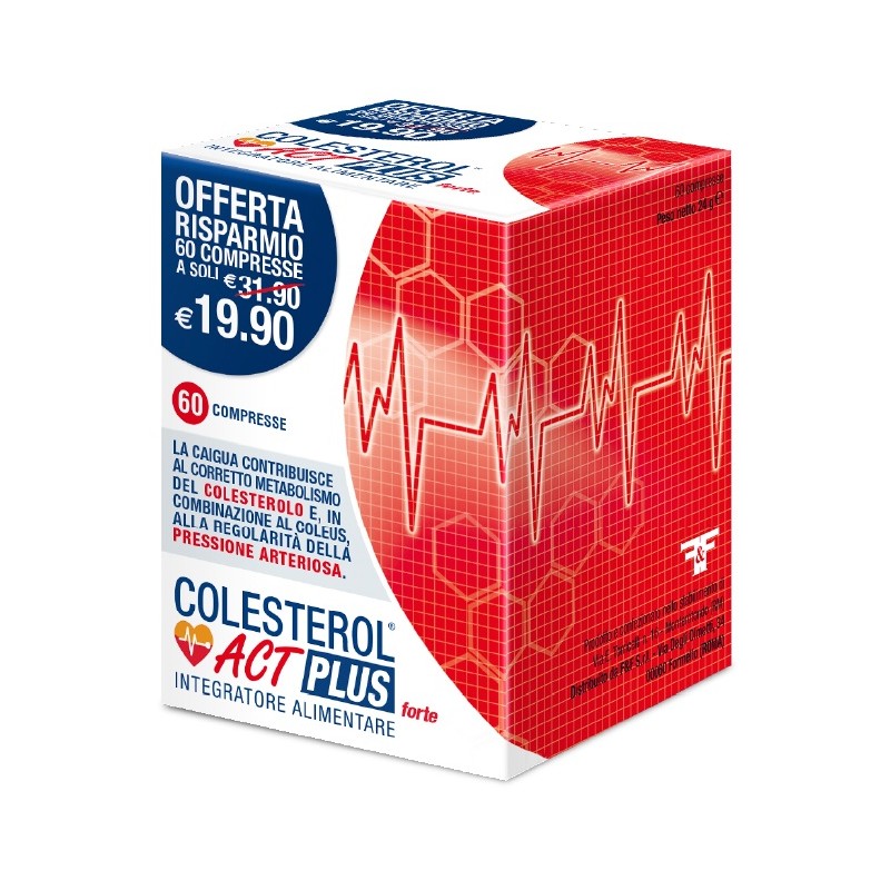 Felpharma Srl - Colesterol Act Plus Forte Integratore 60 Compresse