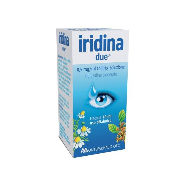 Montefarmaco Otc - Montefarmaco Otc Iridina Due 0,5mg/ml Collirio, Soluzione Nafazolina Cloridrato