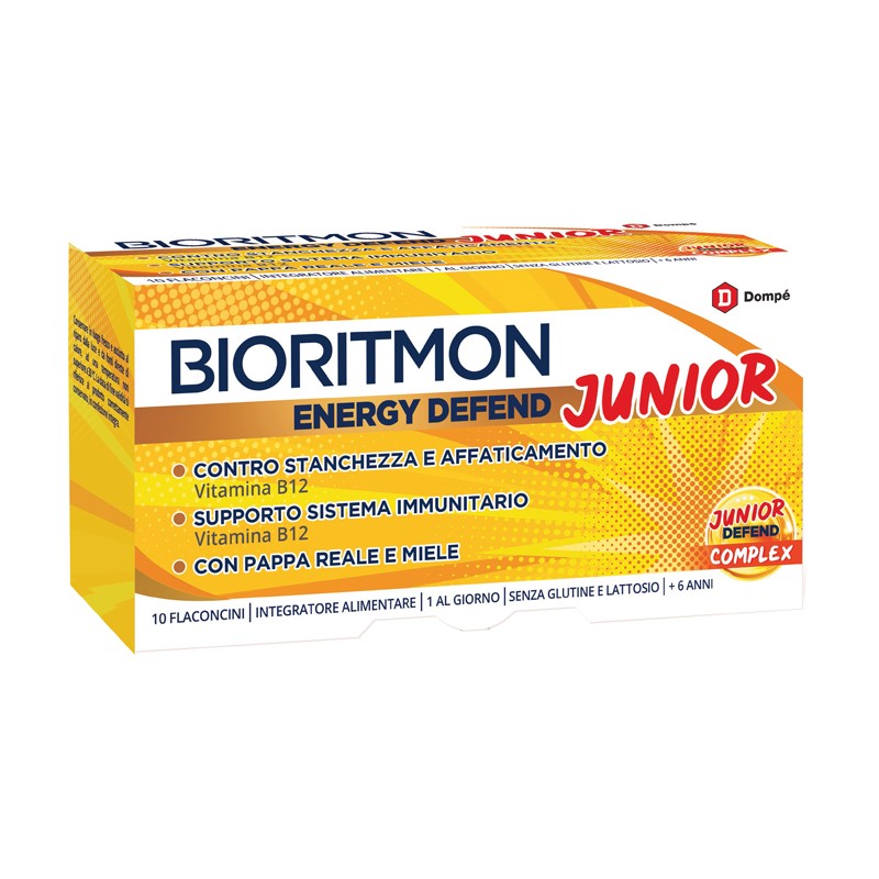 Dompe' Farmaceutici - Dompe' Farmaceutici Bioritmon Energy Defend Junior 10 Flaconcini 10 Ml