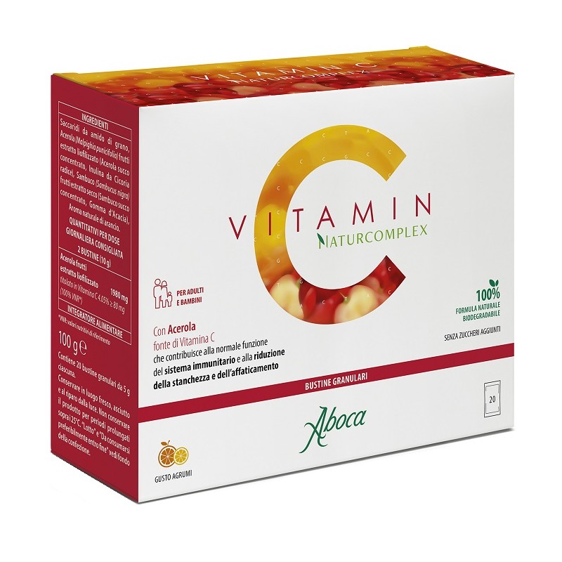 Aboca - Aboca Vitamin C Naturcomplex Sistema Immunitario 20 Bustine