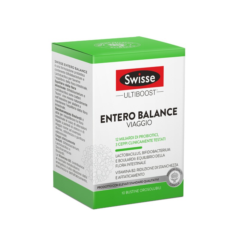 Swisse - Health And Happiness It. Swisse Entero Balance Viaggio 10 Bustine