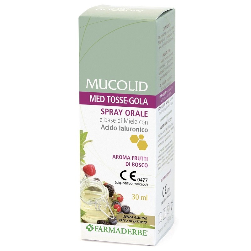Farmaderbe - Farmaderbe Mucolid Med Tosse Gola Spray Orale 30 Ml Aroma Frutti Di Bosco