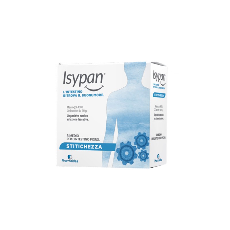 Pharmaidea - Isypan Macrogol 4000 Rimedio Per L'intestino - 20 Bustine