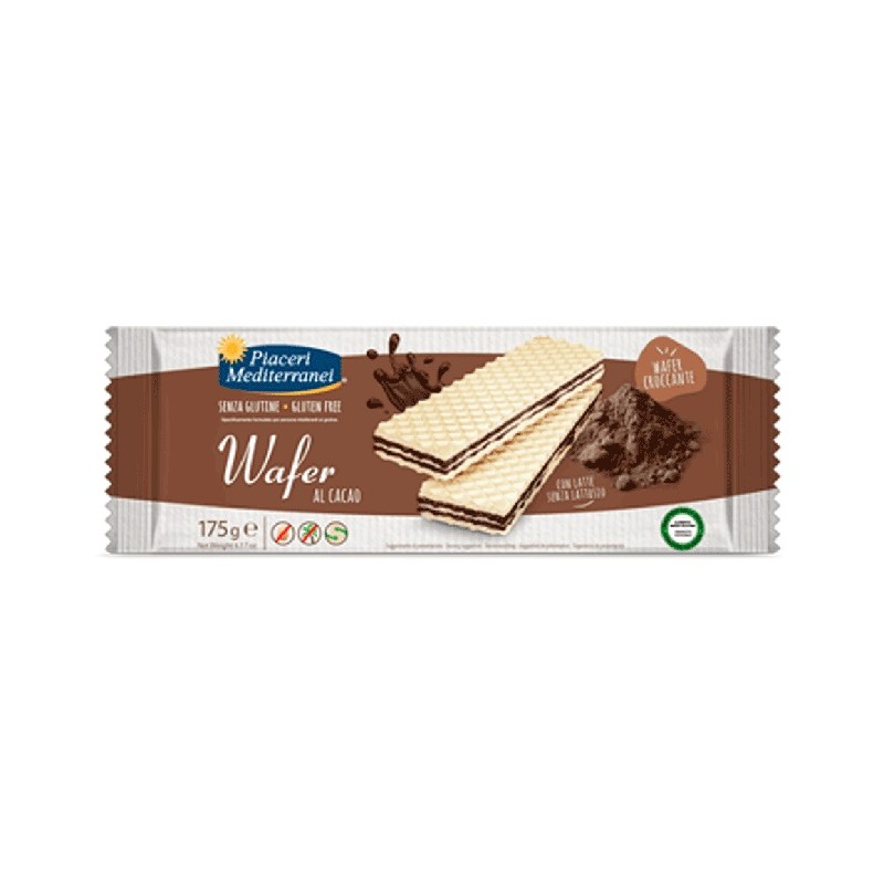 Piaceri Mediterranei - Eurospital Piaceri Mediterranei Wafer Cacao 175 G