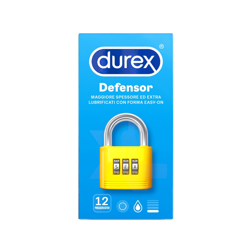 Durex - Reckitt Benckiser H. Profilattico Durex Defensor 12 Pezzi