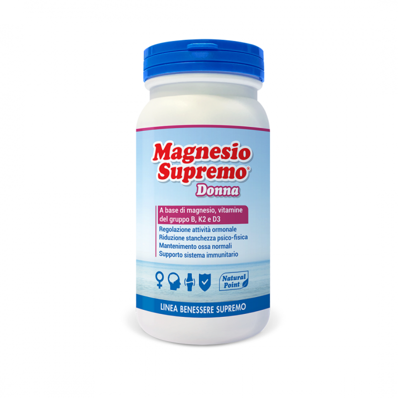 Recordati - Natural Point Magnesio Supremo In Polvere Integratore Per Donne - 150g