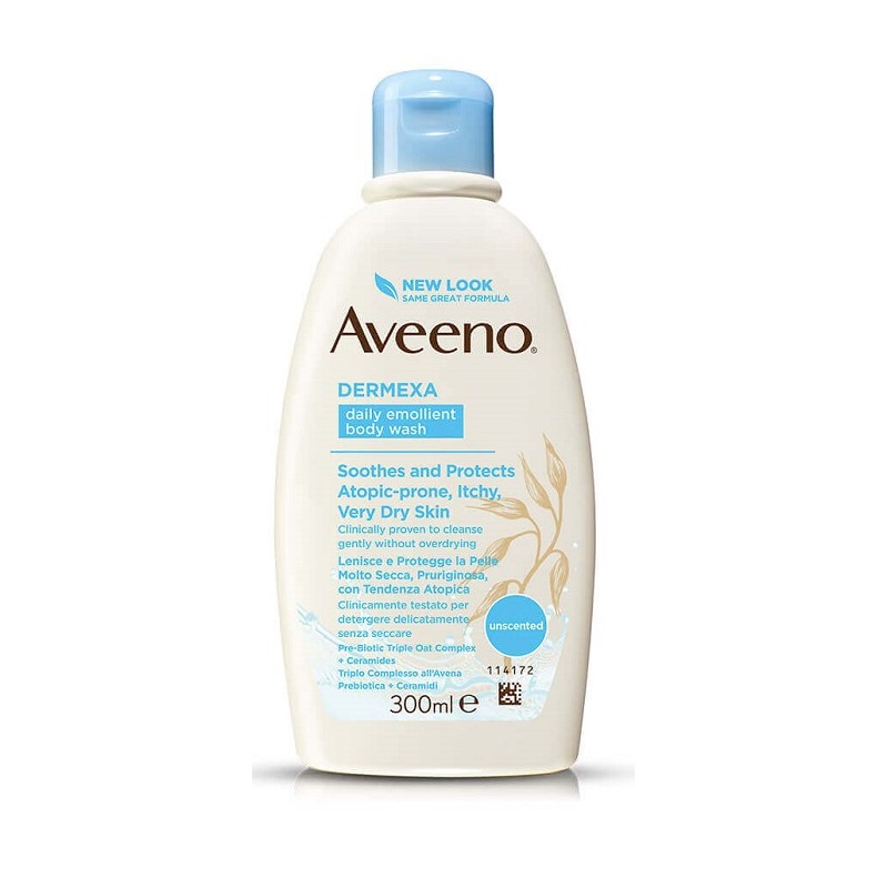 Aveeno - Johnson & Johnson Aveeno Dermexa Bagno Doccia 300 Ml