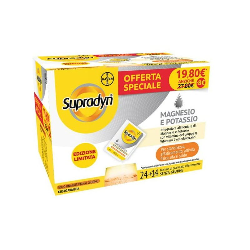 Supradyn - Bayer Supradyn Magnesio E Potassio Limited Edition 14 + 24 Bustine