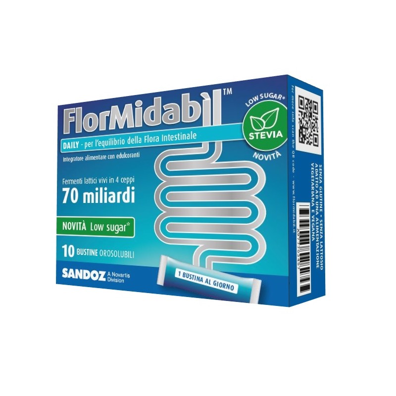 Sandoz - Polifarma Flormidabil Daily 10 Bustine Con Stevia