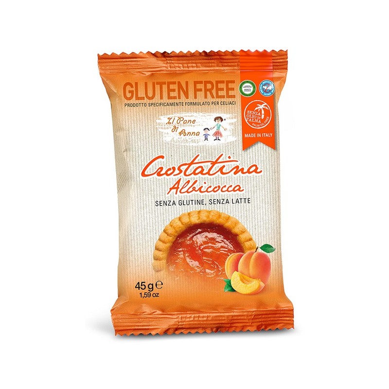 Molino Rivetti Pietro - Molino Rivetti Pietro Il Pane Di Anna Crostatina All'albicocca Senza Latte 45 G
