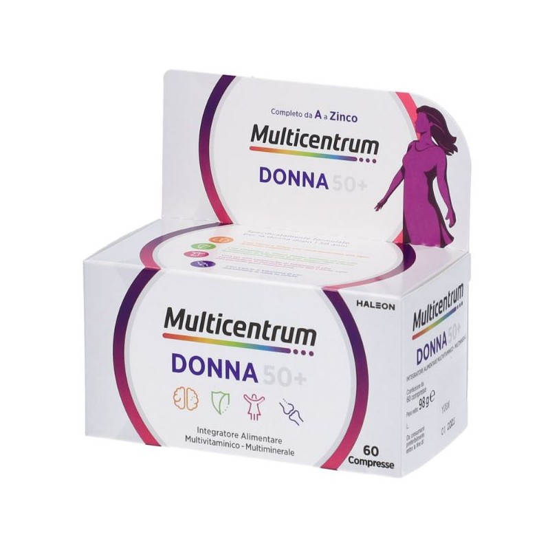 Multicentrum - Multicentrum Donna 50+ Integratore Per Le Ossa - 60 Compresse