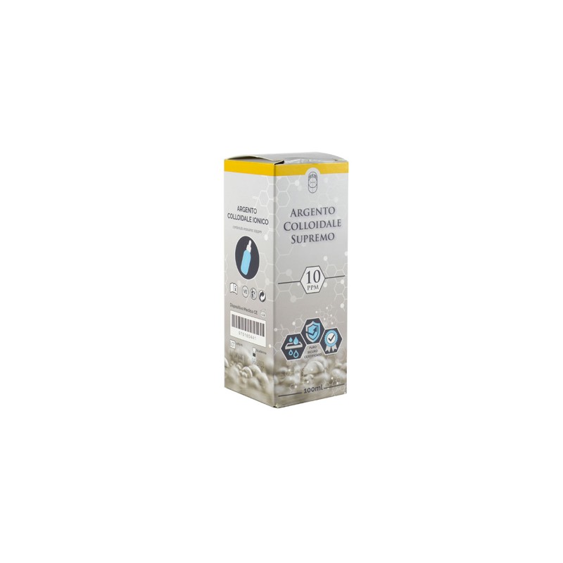 Punto Salute E Benessere - Punto Salute E Benessere Di S. Argento Colloidale Supremo 10ppm Certificato Con Contagocce 100 Ml