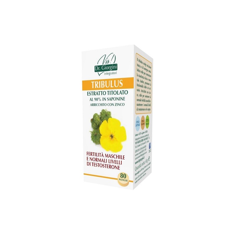 Dr. Giorgini - Dr. Giorgini Ser-vis Tribulus Estratto Titolato 80 Pastiglie