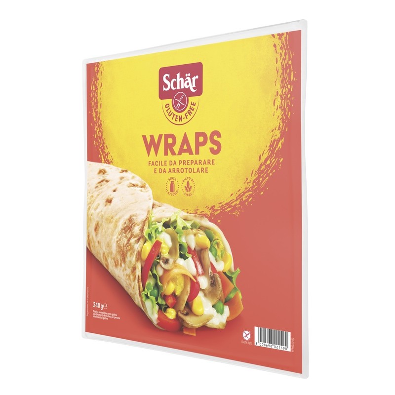 Schar - Dr. Schar Schar Wraps Piadina Arrotolabile Senza Lattosio 240 G