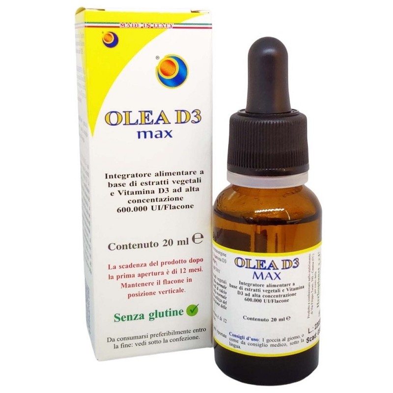 Herboplanet - Herboplanet Olea D3 Max Gocce 20 Ml