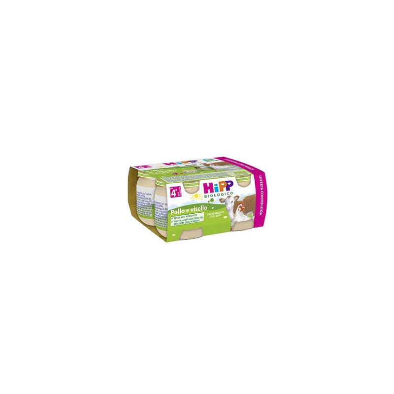 Hipp - Hipp Italia Hipp Bio Hipp Bio Omogeneizzato Pollo Vitello 4x80 G