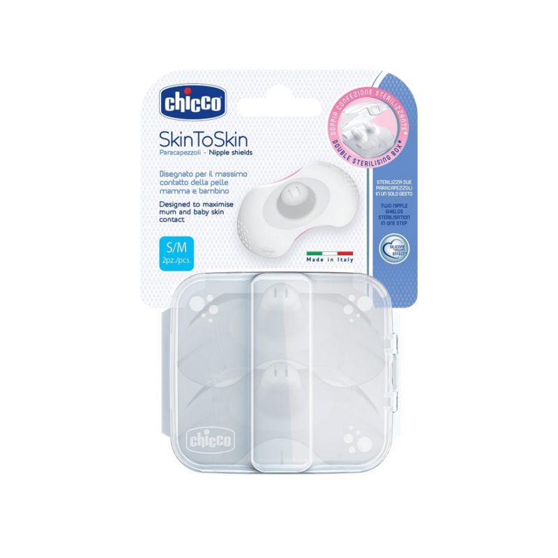 Chicco - Chicco Paracapezzoli In Silicone Taglia Small/medium - 2 Pezzi