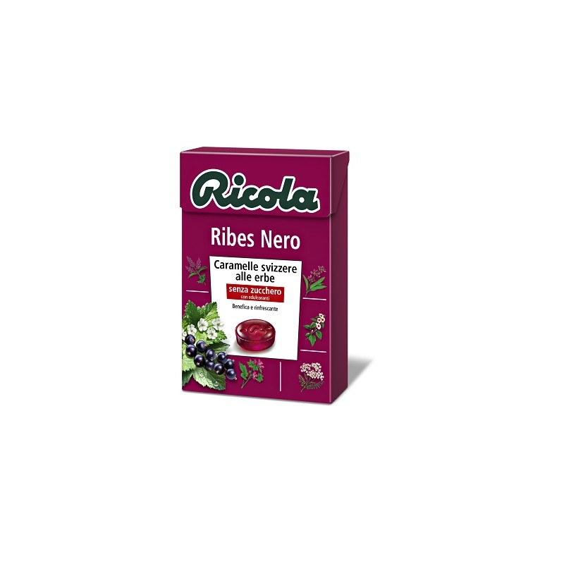 Ricola - Ricola Ag Ricola Ribes Nero Senza Zucchero 50 G