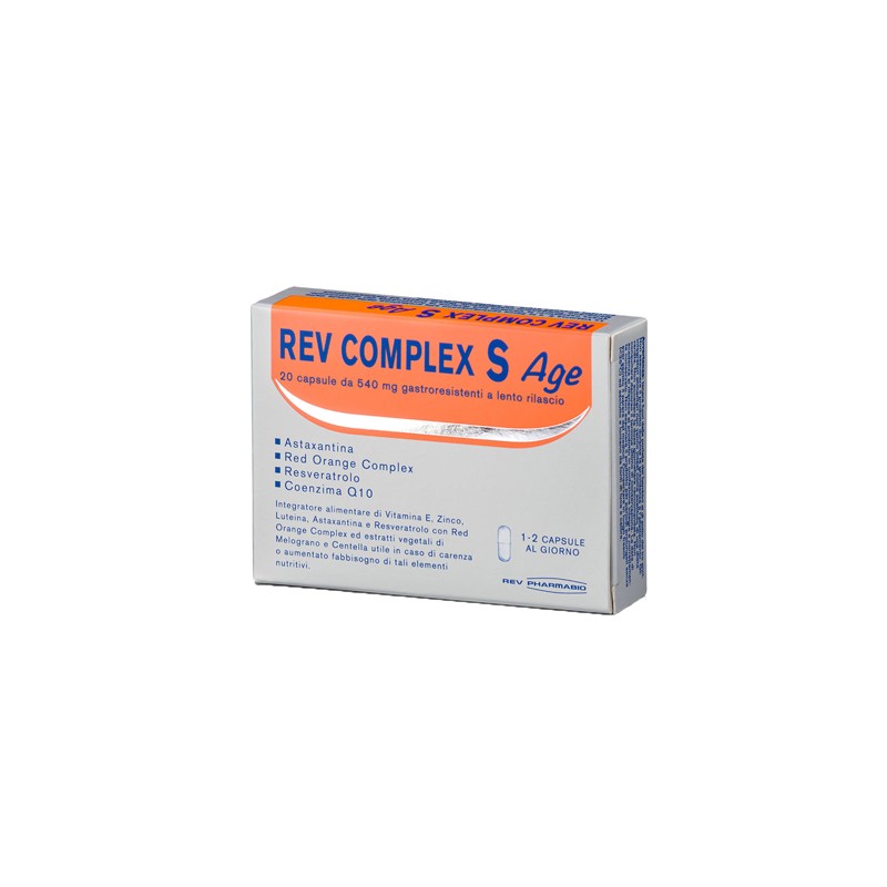 Rev Pharmabio - Rev Pharmabio Rev Complex S Age 20 Capsule
