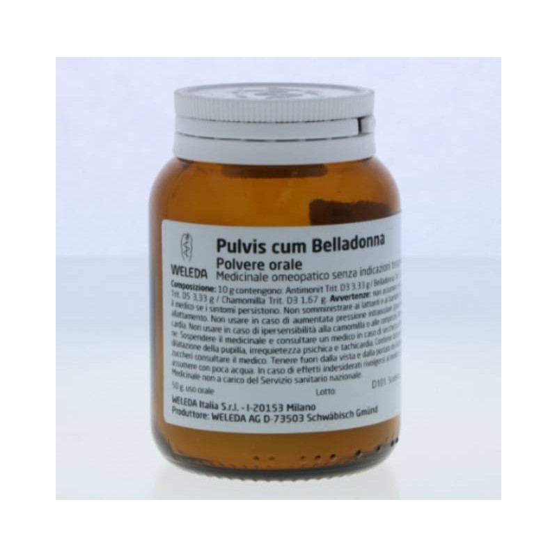 Weleda - Weleda Italia Weleda Pulvis Cum Belladonna 50 G