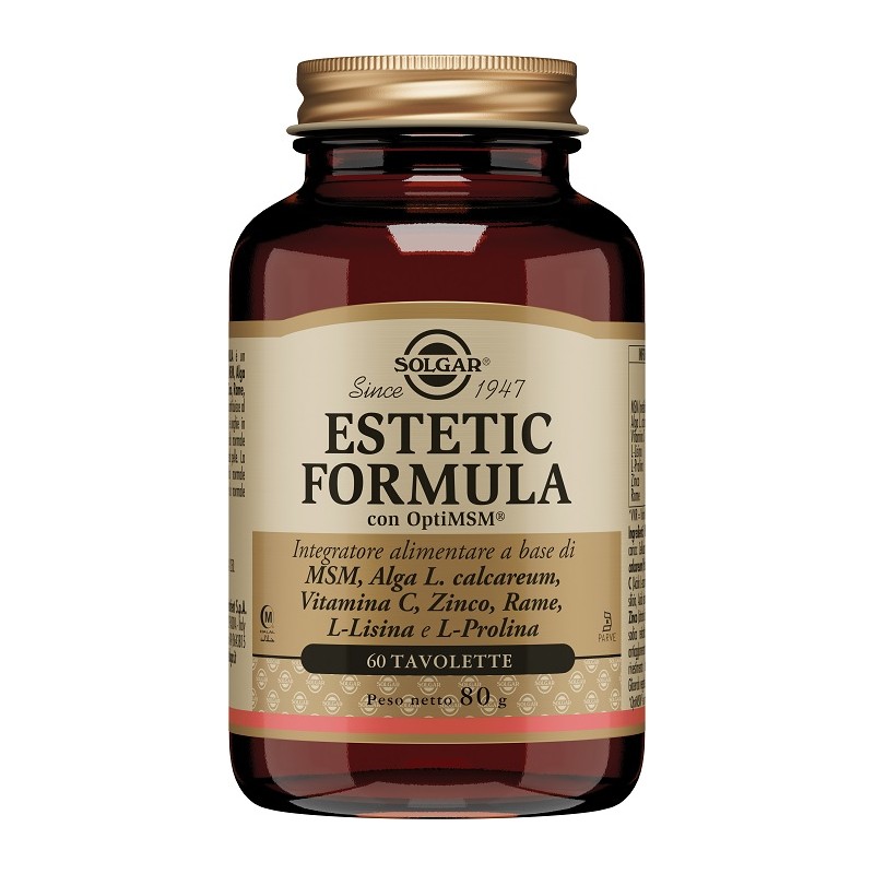 Solgar - Solgar Estetic Formula Integratore Capelli Pelle E Unghie 60 Tavolette.