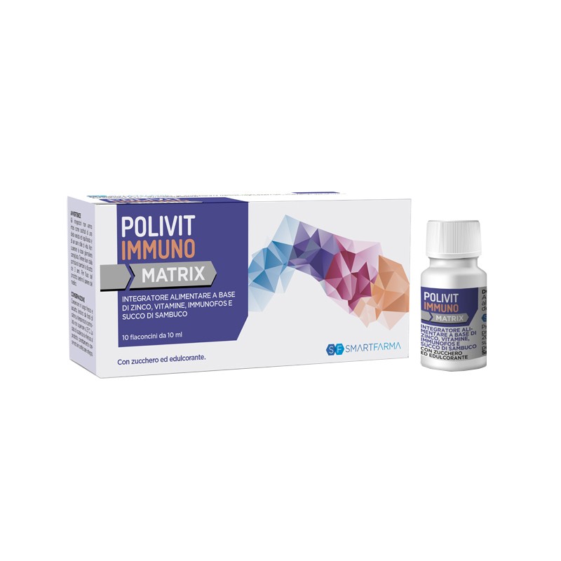 Smartfarma - Smartfarma Polivit Immuno Matrix 10 Flaconcini Da 10 Ml