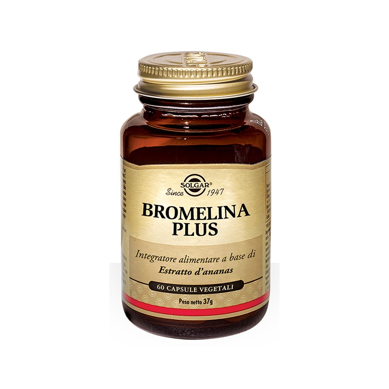 Solgar - Solgar It. Multinutrient Bromelina Plus 60 Capsule