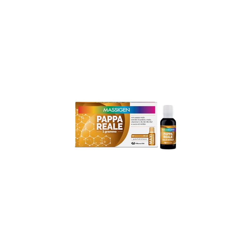 Massigen - Marco Viti Farmaceutici Massigen Pappa Reale 10 Flaconi Da 25 Ml