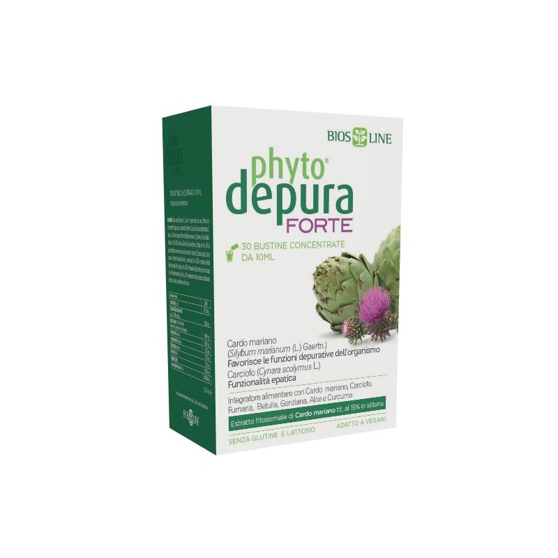 Bios Line - Bios Line Phytodepura Forte 30 Bustine Concentrate Da 10 Ml