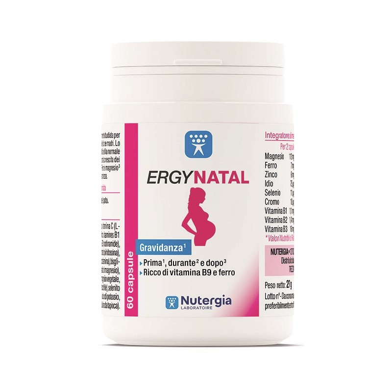 Laboratori Nutergia - Laboratoire Nutergia Ergynatal 60 Capsule